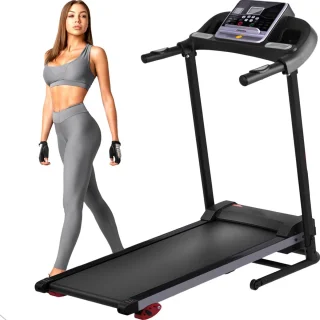 Loopband Inklapbaar - Wandelband Fitness - Treadmill - Zwart