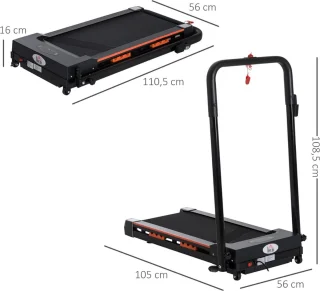Treadmill for home: This treadmill features a powerful 2.25 hp motor, which provides a smooth and efficient training experience. Ideal for home use, this flat treadmill is designed with 5 layers of anti-slip padding for added safety and stability.