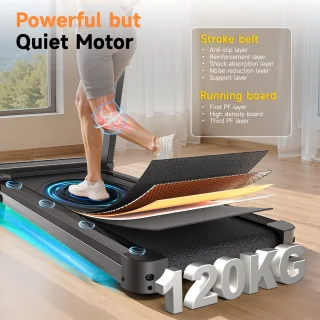 Loopband met 10% helling - Elektrische loopband - Snelheid 1-12 km/u - Motor 3,0 pk - LED-scherm - Oppervlak 40 x 97 cm - max. 120 kg
