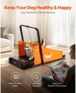 Hondenloopband – Hondenwandelaar – Hondentredmolen – Trainingsloopband – Elektrische Loopband – Geschikt Tot 100 kg – 1.5 HP Motor