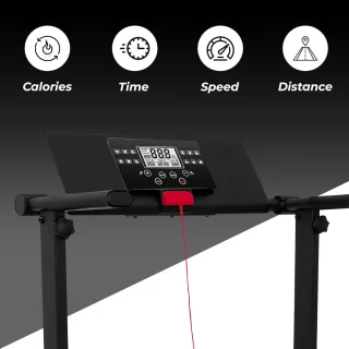 Loopband Inklapbaar - Hometrainer Elektrisch - Walking Pad Fitness - Zwart