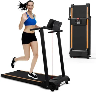 Loopband Inklapbaar - Hometrainer Elektrisch - Walking Pad Fitness - Zwart