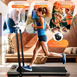 JMZR® Loopband Inklapbaar - Wandelband Fitness - Treadmill