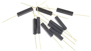 20x Reed Switch Normaal Open Magnetische Inductie Schakelaar Plastic Anti-Interferentie 100V voor Loopband en Breaker 2.5X14mm