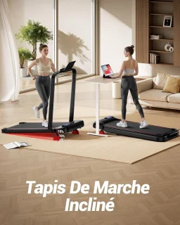 Opvouwbare loopband 15% kantelen, 6 in 1 loopband met stille motor, loopkussen maximale belasting 136KG