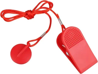 Loopband Beveiligingssleutel - Universele Magnetische Veiligheidsslot - Veilig Trainen Thuis - 1 Stuk - Rood