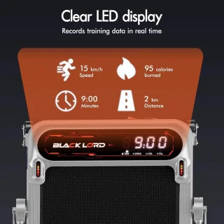 Loopband met stille motor 3,0 pk | Draagkracht 130 kg | Bluetooth-tracking | 3 hellingsniveaus