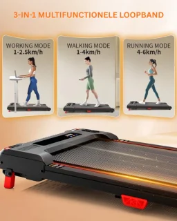 mavoa® Loopband inklapbaar - Hometrainer Elektrisch - Walking Pad Fitness - Zwart
