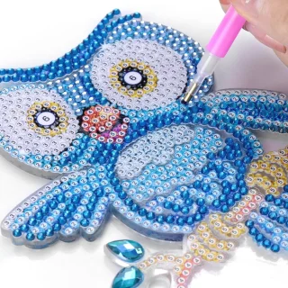 Creatieve DIY Diamantnachtlamp voor Kinderen – Ambachtelijke Schilderijset voor Meisjes en Jongens van 5-12 Jaar