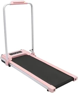 Elektrische Loopband - Inklapbaar Thuis - Fitnessapparaat - Stille Motor - LED Display -Schokdemping - Roze