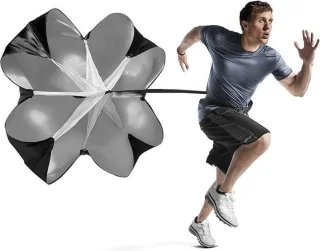 Running parachute | Krachtige weerstandsparachute voor trainingen en fitness