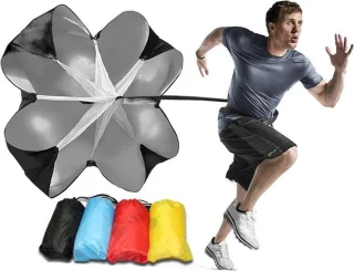 Running parachute | Krachtige weerstandsparachute voor trainingen en fitness