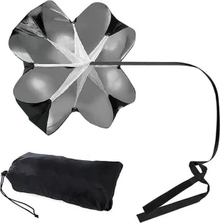 Running parachute | Krachtige weerstandsparachute voor trainingen en fitness