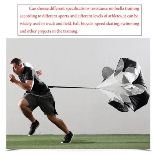 Running parachute | Krachtige weerstandsparachute voor trainingen en fitness