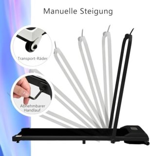 Wat vinden we goed aan de Inklapbare Loopband met Bluetooth Luidspreker en LED Display - Stille Bureauloopband voor Wandelen en Joggen - Zwarte Inklapbare Handgreep en Afstandsbediening