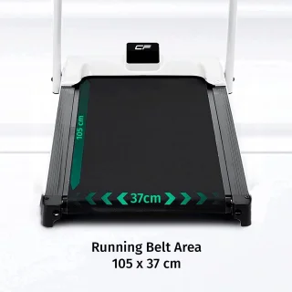 Loopband Inklapbaar - Hometrainer Elektrisch - Walking Pad Fitness - Wit