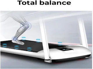 Loopband Inklapbaar - Hometrainer Elektrisch - Walking Pad Fitness - Wit