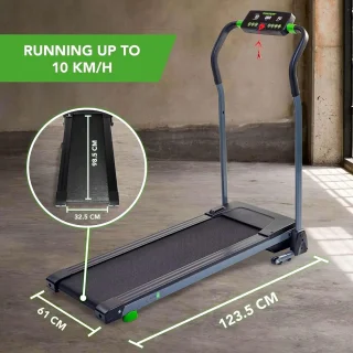 Equivera Loopband Inklapbaar - Wandelband - Walking Pad - Fitness - Hometrainer - Treadmill - Inklapbaar