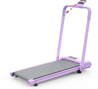 2-in-1 loopband bureauband, inklapbaar, paars