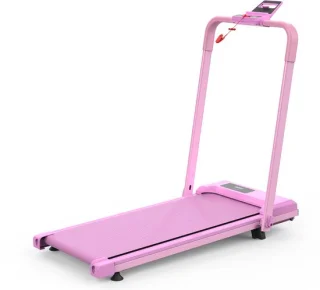 2-in-1 loopband bureauband, inklapbaar, roze