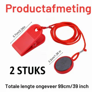 2 stuks magnetische veiligheidsschakelaar voor loopbanden