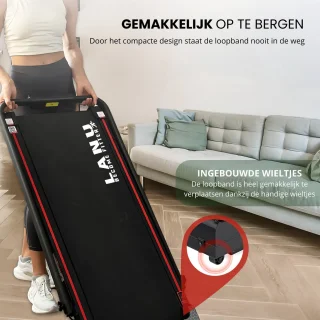 2IN1 Elektrische Loopband Walking Pad Get-fit pakket