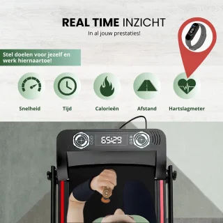 2IN1 Elektrische Loopband Walking Pad Get-fit pakket