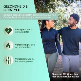 2IN1 Elektrische Loopband Walking Pad Get-fit pakket