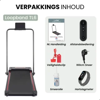 2IN1 Elektrische Loopband Walking Pad Get-fit pakket
