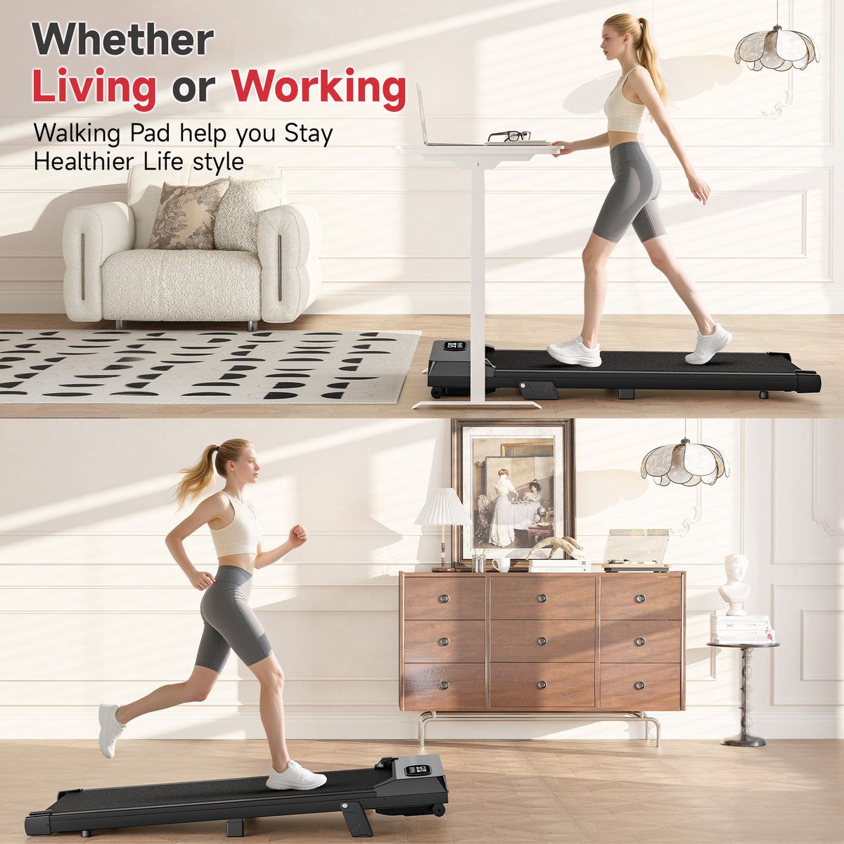 Wat vinden we goed aan de 3 in 1 Elektrische Loopband 2,5 pk Zwart