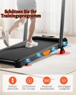 6-in-1 opvouwbare loopband