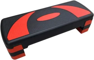 Aerobic loopband fitness step cardio zwart rood
