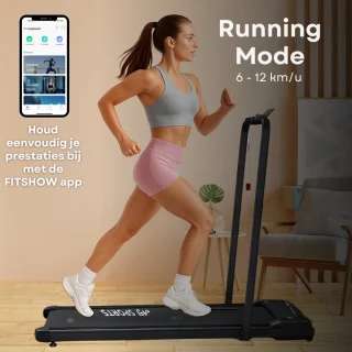 AJ-Sports Loopband Hardloopband 0-12 km/u Inklapbaar