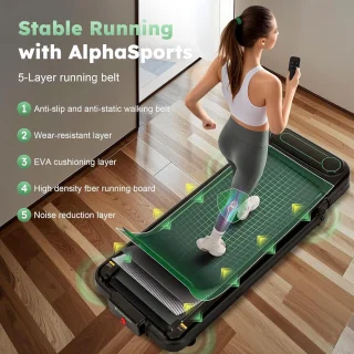 Altameubel 3-in-1 Opvouwbare Loopband