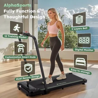 Altameubel 3-in-1 Opvouwbare Loopband
