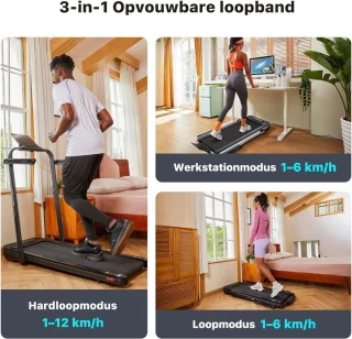 ApexArte Loopband Inklapbaar Hometrainer Crosstrainer