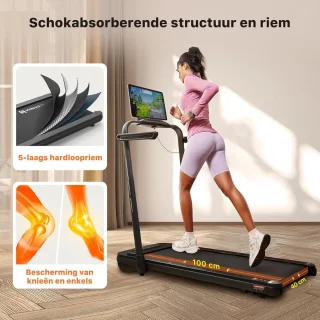 ApexArte Loopband Inklapbaar Hometrainer Crosstrainer