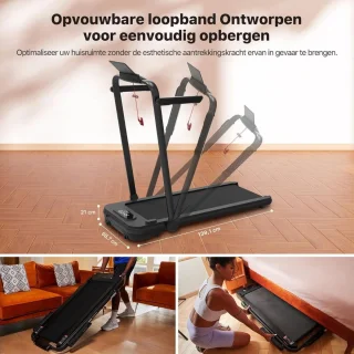 ApexArte Loopband Inklapbaar Hometrainer Crosstrainer
