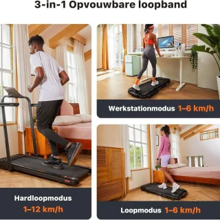 ApexArte Loopband Inklapbaar Hometrainer Crosstrainer
