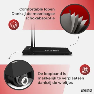 Athletica Loopband Hometrainer 10 km/h