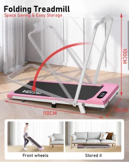 BIGZZIA 3-in-1 Opvouwbare Loopband