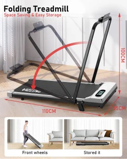 BIGZZIA 3-in-1 Opvouwbare Loopband