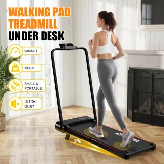 BIGZZIA 3-in-1 opvouwbare loopband Zwart
