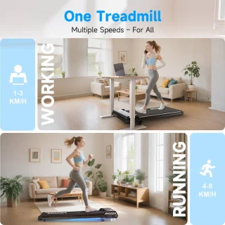 BIGZZIA Draagbare Walkingpad Loopband