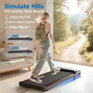 BIGZZIA Draagbare Walkingpad Loopband