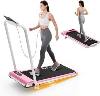 BIGZZIA Opvouwbare Loopband: Compacte kantoor- en thuisfitness met slimme functionaliteit