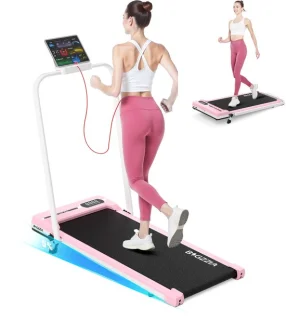 BIGZZIA Opvouwbare loopband met armleuningen