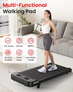 BIGZZIA Walkingpad Loopband Zwart