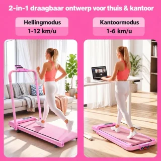 Blossom loopband inklapbaar – walking pad roze