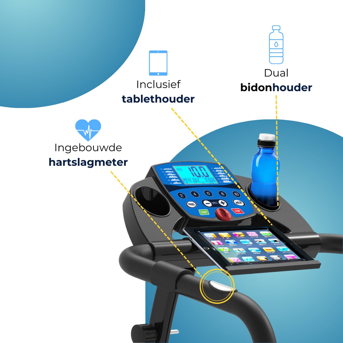 Wat vinden we goed aan de BluMill Loopband Inklapbaar Bluetooth Wandelband
